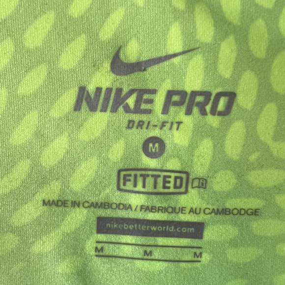 Nike Pro Dri-Fit Fitted Long Sleeve Shirt- Medium - Picture 2 of 2